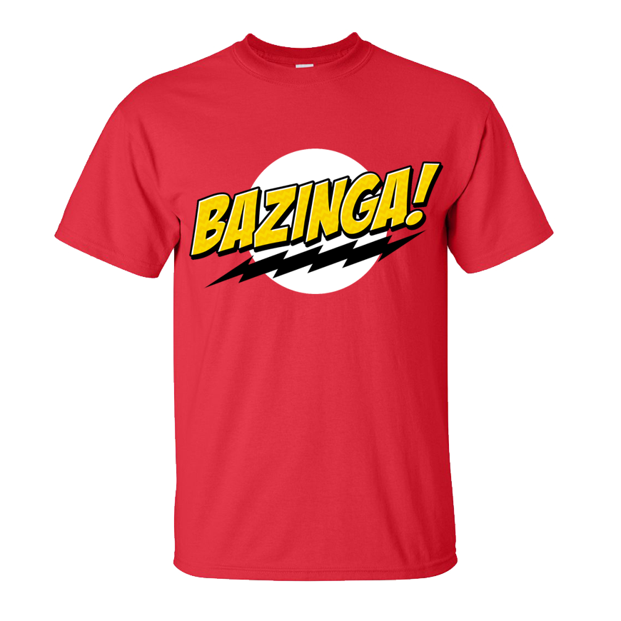 Bazinga T-Shirt (Personalise Me) - Fresh Prints | Specialising in ...