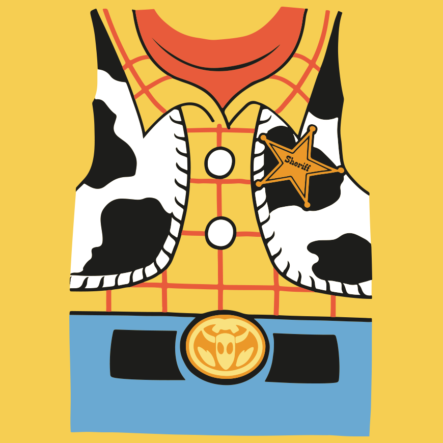 Woody TShirt (Personalise Me) Fresh Prints Specialising in Design