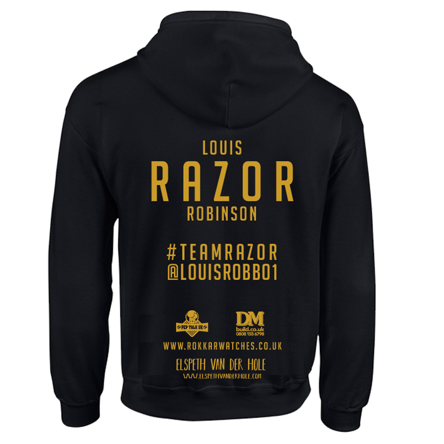 Razor Zippy Hoodie Fresh Prints Specialising in Design, Print
